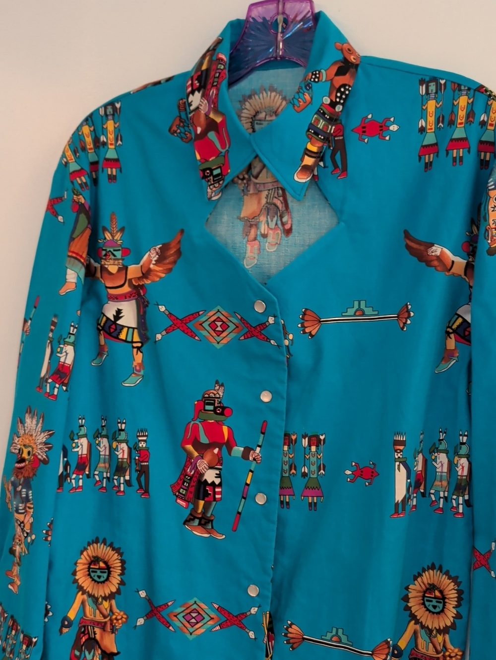 Kachina Pearlsnap Long Sleeve Collared Shirt - Picture 2 of 6
